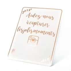 Badaboum Panneau Kraft Reseau Sociaux Rose Gold