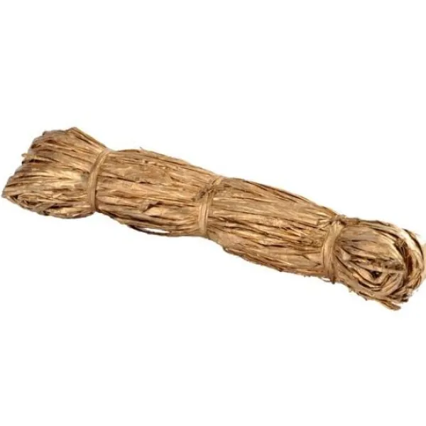 Badaboum Pelote De Raphia Naturel Or Metallis 50 Gr