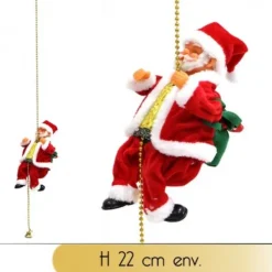Badaboum Pere Noel Automate Grimpeur Sur Perle Dor Discount