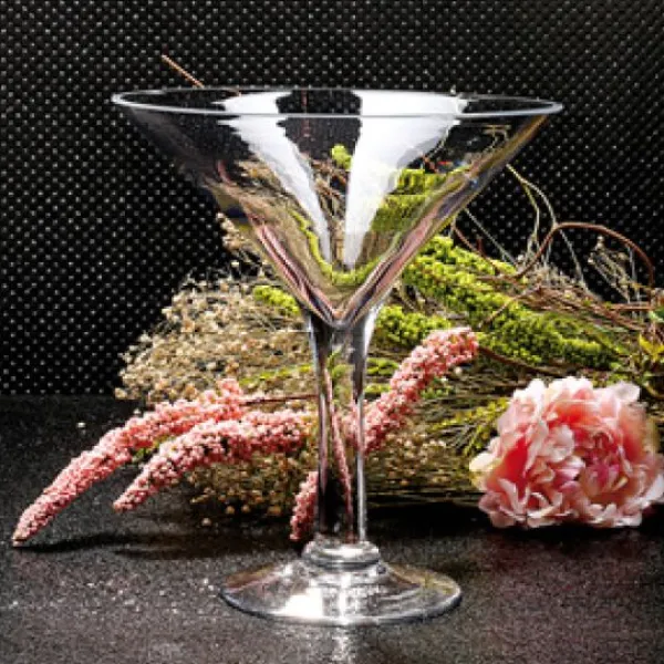 Badaboum Petit Vase Martini En Verre 26Cm