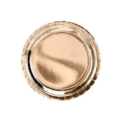 Badaboum Petite Assiette En Carton Rose Gold M Tallis 18Cm X 6 Pi Ces