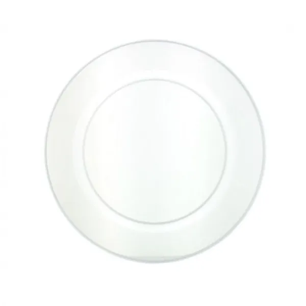 New Petite Assiette Plastique Ronde R Utilisable Transparente X 6 Pi Ces Theme Eco-Responsable