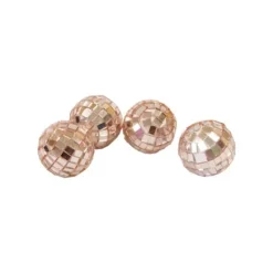Badaboum Petite Boule A Facette Rose Gold X 4 Pi Ces
