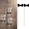 Badaboum Photobooth Mariage Noeud Papillon Sur Tige X 2 Pi Ces