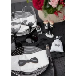 Badaboum Photobooth Mariage Noeud Papillon Sur Tige X 2 Pi Ces