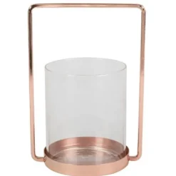 Badaboum Photophore Broom En Verre Rose Gold