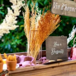 Badaboum Photophore Broom En Verre Rose Gold