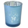 Badaboum Photophore Decor Papillon Turquoise
