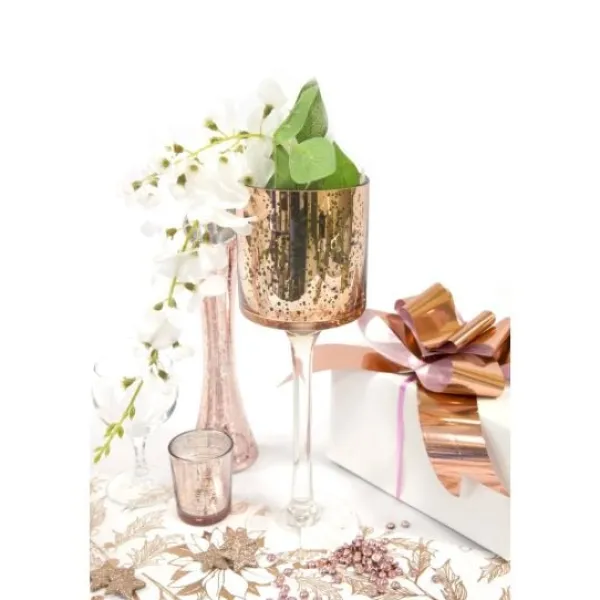 Badaboum Photophore Sur Pied M Tallis Rose Gold