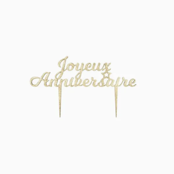 Pic D Co En Bois Dor Joyeux Anniversaire Theme Joyeux Anniversaire