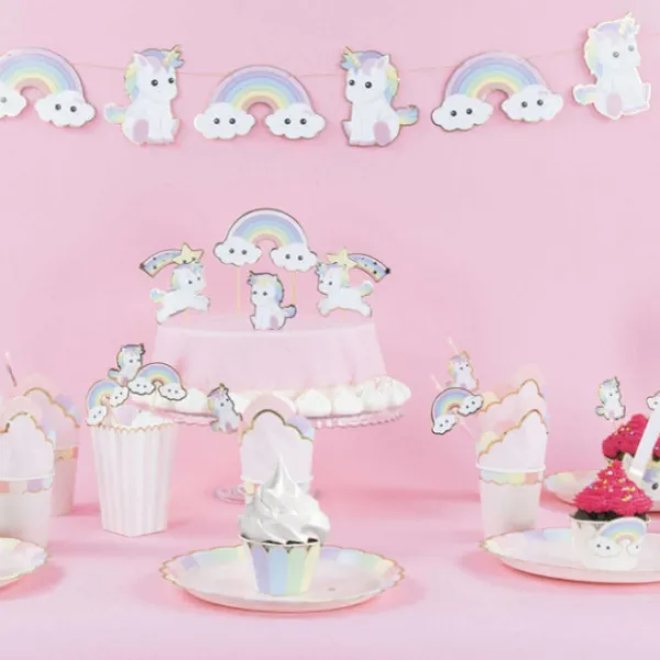 Outlet Pics Baby Licorne X10Pcs Theme D Co Baby Shower