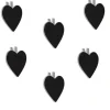 Badaboum Pince Ardoise Coeur Argent M Tallis X 6 Pi Ces