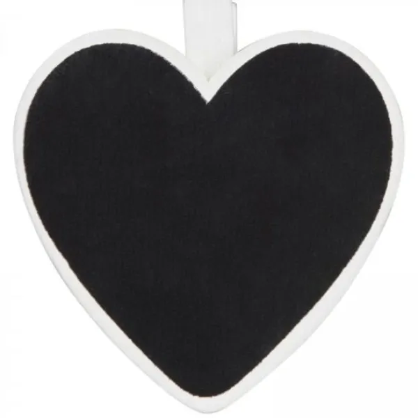 Badaboum Pince Ardoise Coeur Blanc X 6 Pi Ces