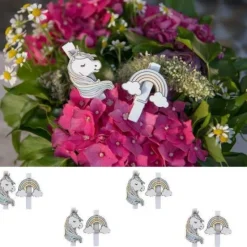 Pince En Bois Licorne X 6 Pi Ces Theme Licorne
