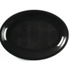 Discount Plateau En Plastique Ovale Noir 32Cm X 25 Pi Ces Theme Cinema