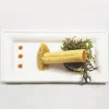 New Plateau Rectangle Blanc En Fibre De Canne A Sucre 10 Pi Ces Theme Eco-Responsable