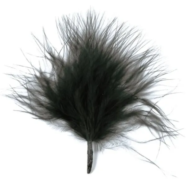 Badaboum Plume De D Coration Noir 13 Cm X 20 Pi Ces