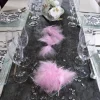 Badaboum Plume De D Coration Rose 13 Cm X 30 Pi Ces