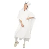 Poncho Licorne Blanc Taille Adulte Theme Licorne