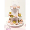 Sale Pr Sentoir Cups Cake Babyshower Rose Theme D Co Baby Shower