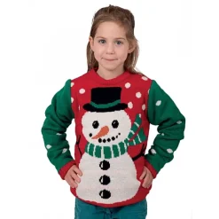 Badaboum Pull De No L Bonhomme De Neige 5/6 Ans Outlet