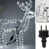 Badaboum Renne Lumineux De Noel Avec T Te Tournante Clearance