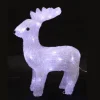Badaboum Renne Lumineux Solaire 30 Led Blanc Froid