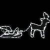 Badaboum Renne Traineau Lumineux 108 Led Blanc Best