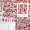 Badaboum Rideau Deco De Salle Fleur Rose Gold