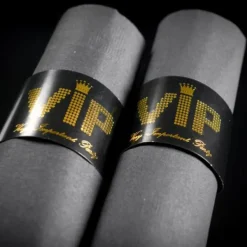 Badaboum Rond De Serviette En Carton Originale Vip X 6 Pi Ces Sale