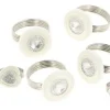 Badaboum Rond De Serviette Mariage Bijoux X 4 Pi Ces New
