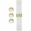 Badaboum Rond De Serviette Mariage Strass En Or X 100 Pi Ces Online