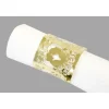 Badaboum Rond De Serviette Or Couple Mari S Dans Coeur Best