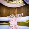 Badaboum Rond De Serviette Papillon Rose X 20 Pi Ces