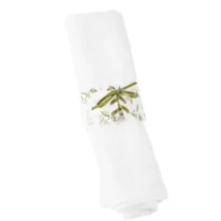 Badaboum Rond De Serviette Theme Botanique X 10 Pi Ces Outlet