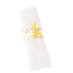 Badaboum Rond De Serviette Theme Mimosa Citrons X 10 Pi Ces Online