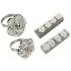 Badaboum Ronds De Serviette Fleurs X4 Clearance