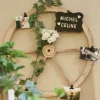 Badaboum Roue Bois Porte Photo Champetre