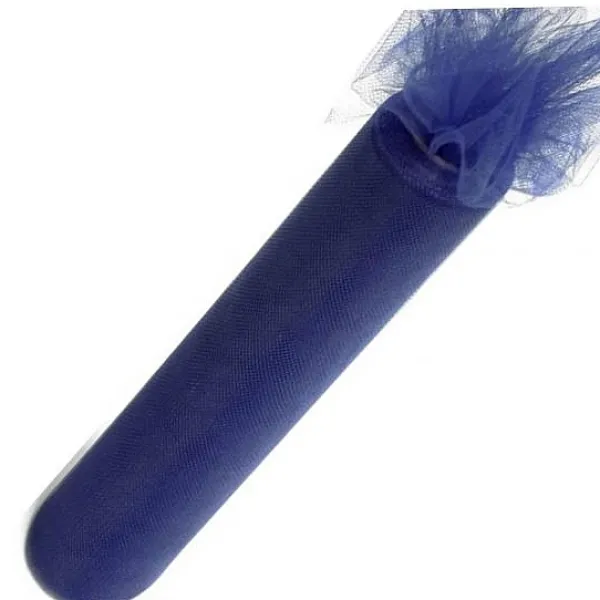 Badaboum Rouleau De Tulle Bleu Marine 50Cm X 10 M Tres Clearance