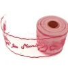 Badaboum Rouleau De Tulle Floqu Vive Les Mari S Rouge