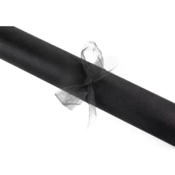 Badaboum Rouleau De Tulle Mariage Noir 25M X 70Cm