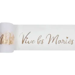 Badaboum Rouleau De Tulle Vive Les Mari S Or