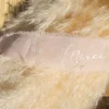 Badaboum Ruban Effiloch Mousseline Merci Blush Et Or