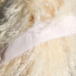 Badaboum Ruban Effiloch Mousseline Merci Blush Et Or