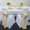 Badaboum Ruban En Lin 20Cm Pour Noeuds De Chaise Mariage