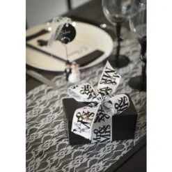 Badaboum Ruban En Satin Mr Mrs 40Mm X 5 M Tres