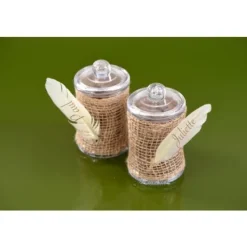 Outlet Ruban Large En Jute Blanc 70Mm Theme Jute