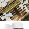 Badaboum Ruban Mariage 8Cm X 20M En Lin Blanc
