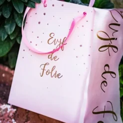 Badaboum Sac Cadeau Evjf Rose Gold Paillette