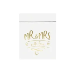 Badaboum Sachet A Dragees Bonbons Mr Mrs Dor X 6 Pi Ces